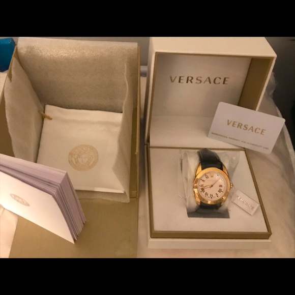 Mens  Versace watch V-Sport IP NWT - Picture 11 of 12